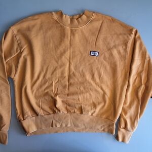 Womens Mustard Crewneck